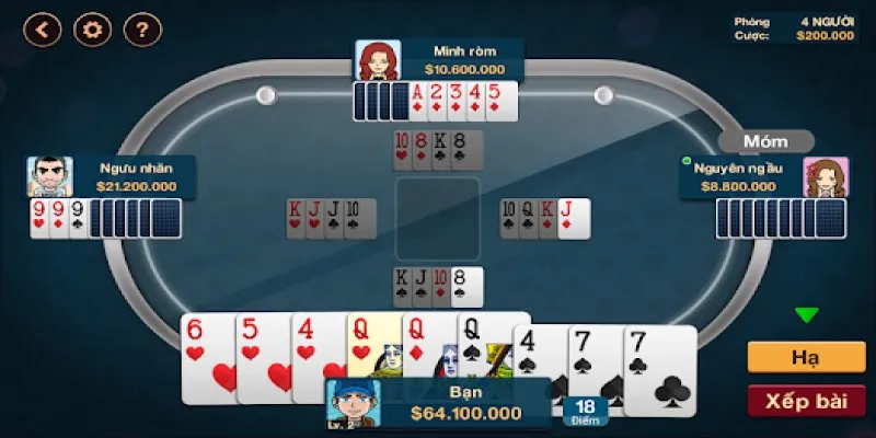 Chiến thuật nhớ bài khi chơi Phỏm Zowin