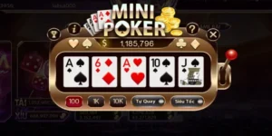 Game mini poker tại Zowin và những nét giới thiệu