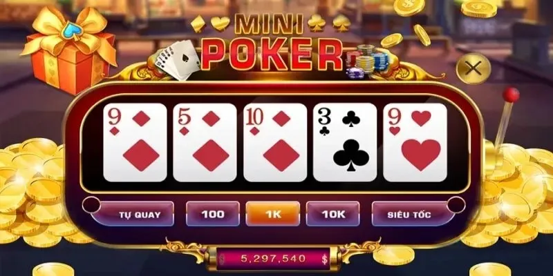 Luật chơi rõ ràng của mini poker tại cổng game Zo win