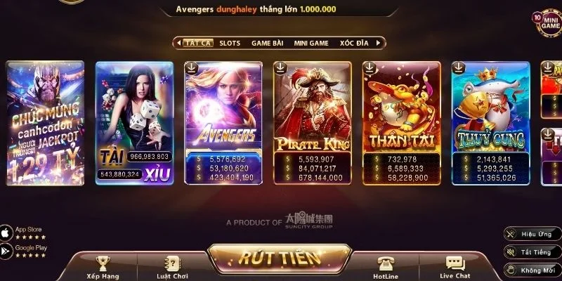 Phá đảo game Avengers tại Zowin online