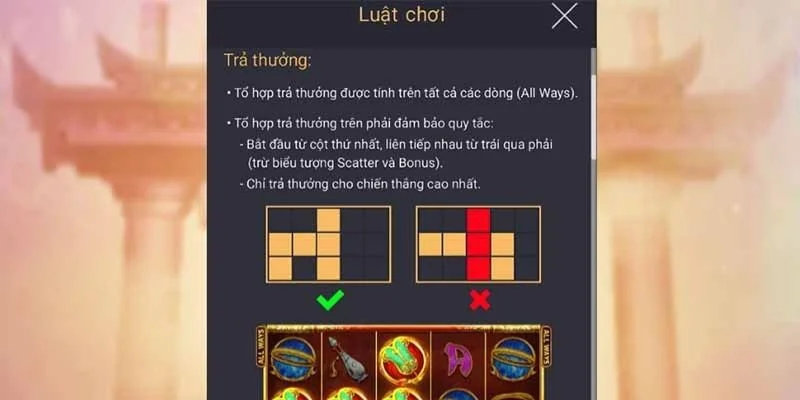 Quy tắc đặt kèo cược Tây Du Thần Khí Zowin