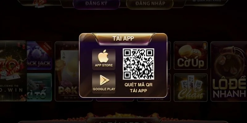 Truy cập qua app Zowin vào sân chơi đơn giản