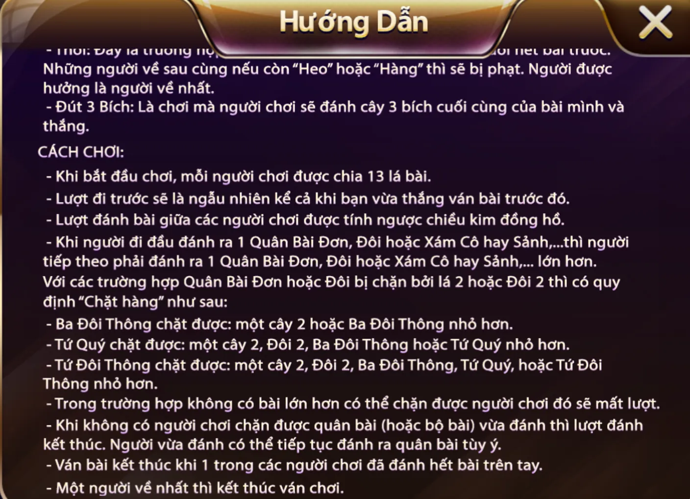 Cách chơi Tiến lên miền Nam đơn giản, dễ hiểu