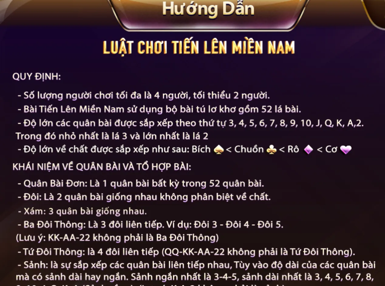 Ghi nhớ bài khi tham gia Tiến lên miền Nam tại Zowin