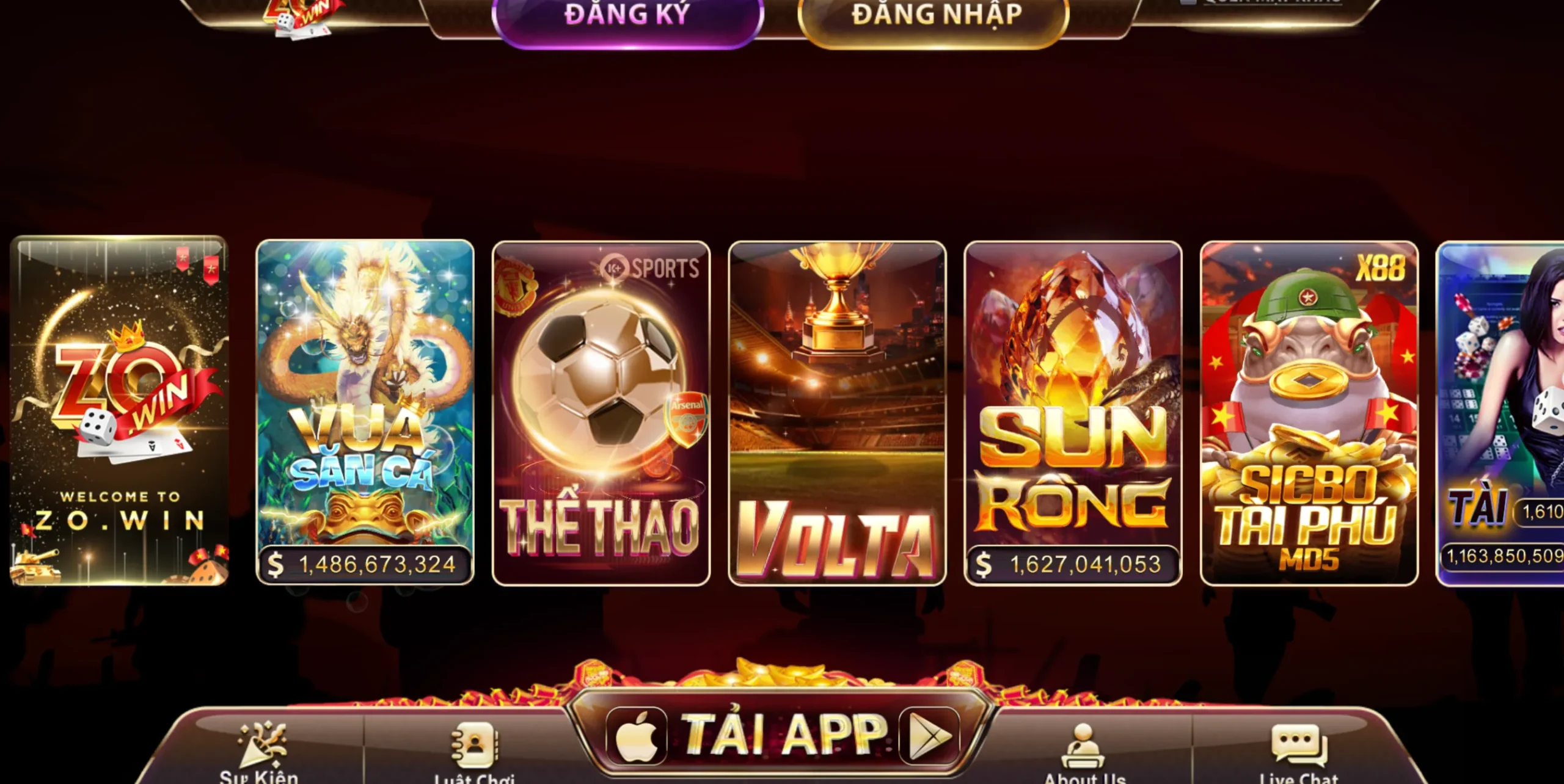 Hoàn tiền mỗi ngày áp dụng cho sảnh slot game