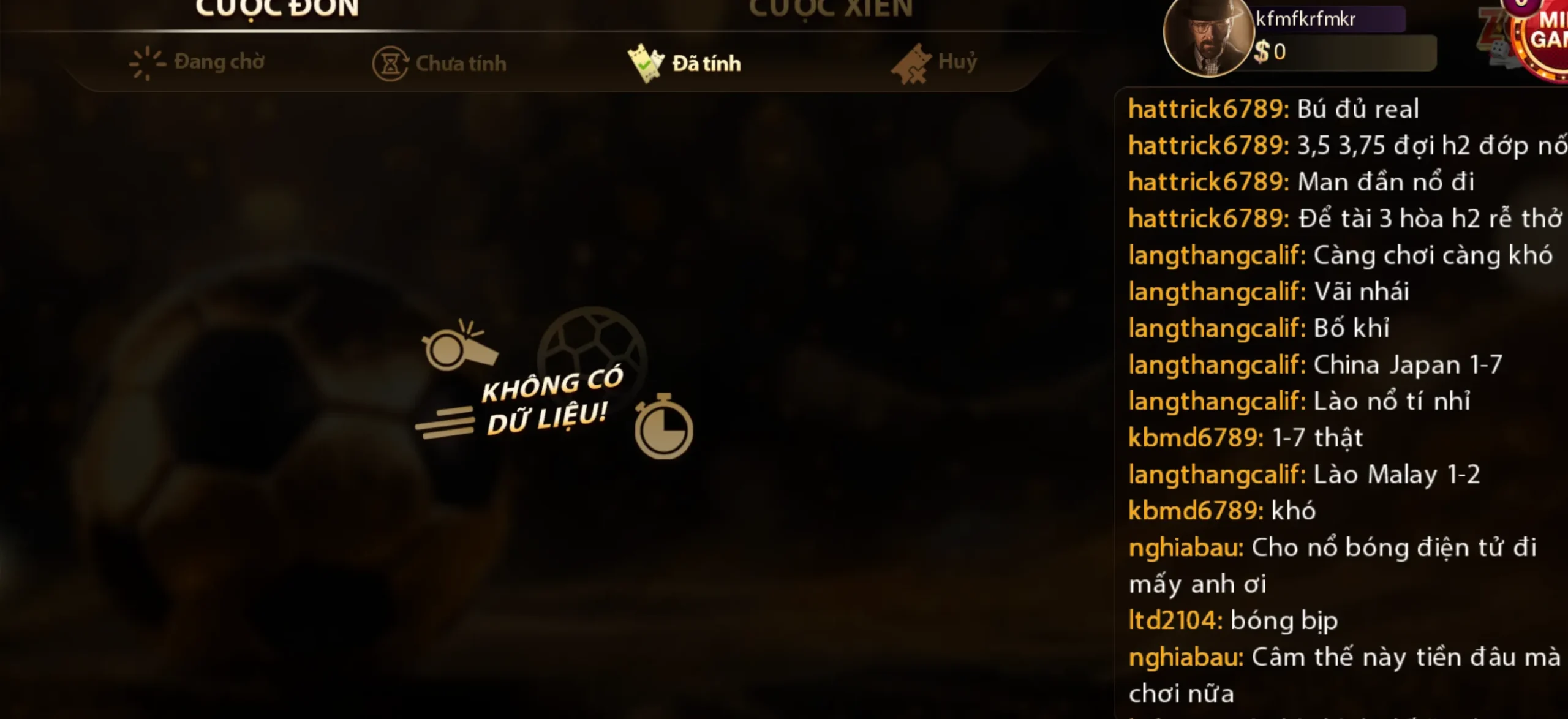 Kèo hiệp 1 thú vị tại thể thao Zowin