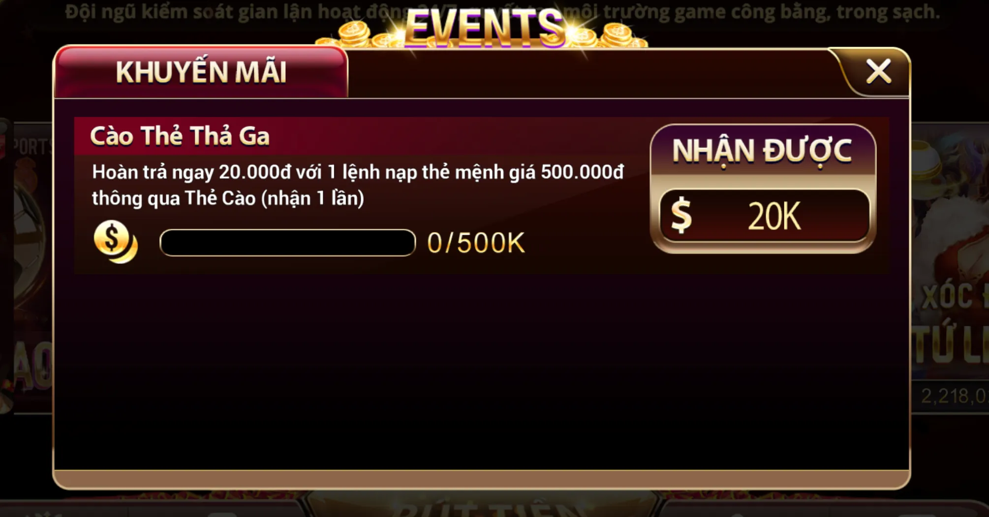 Khuyến mãi Casino với tỷ lệ hoàn trả khủng tại Zowin