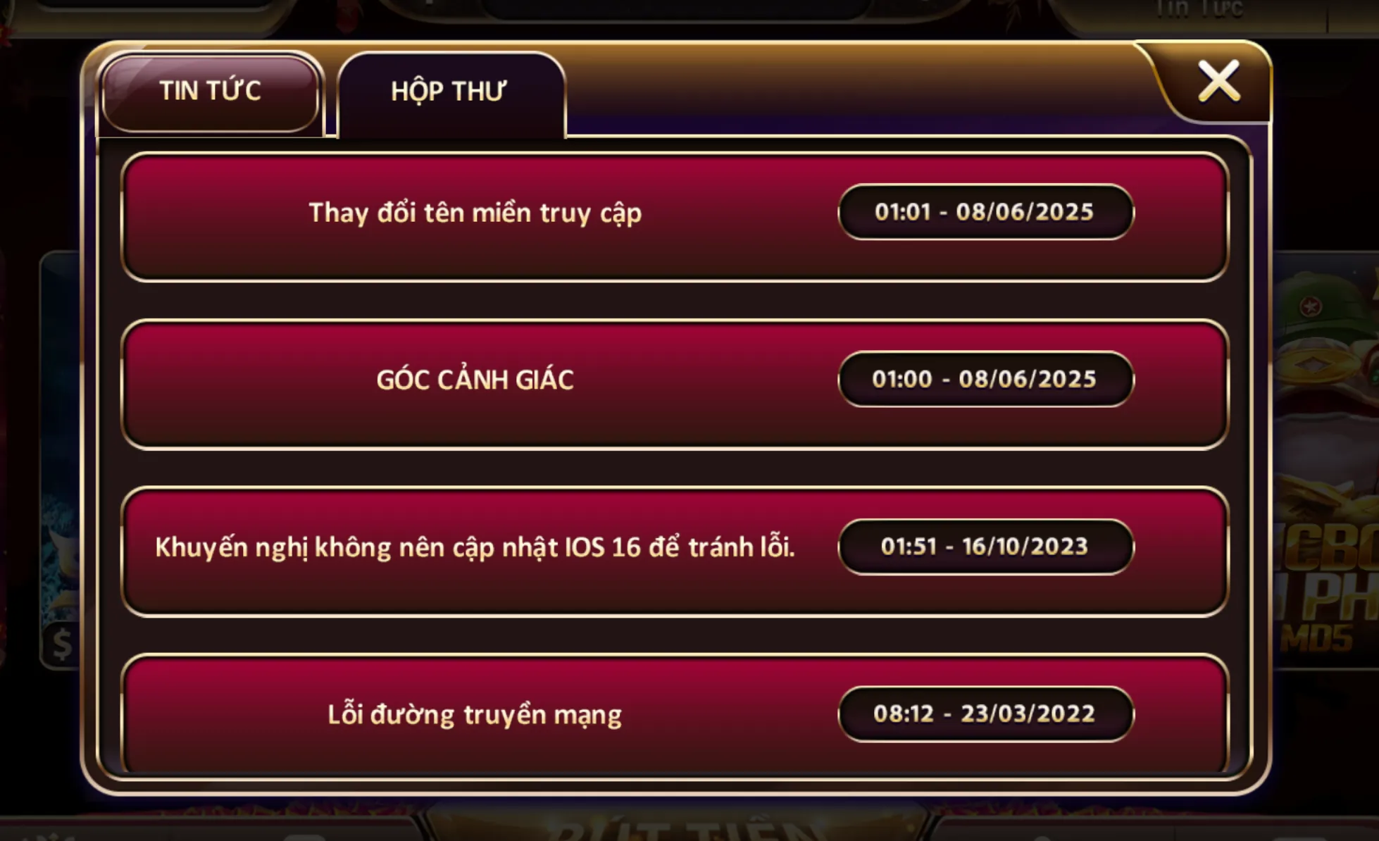 Khuyến mãi hàng tuần giá trị khủng tại Zowin