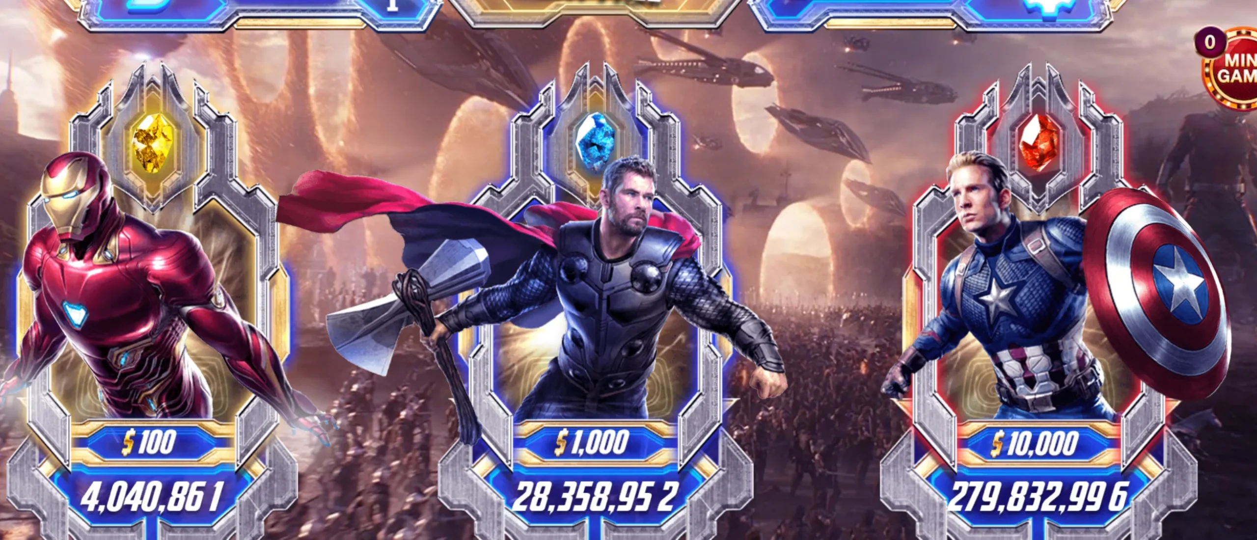 Nhiều tính năng đặc biệt trong Avengers Zowin