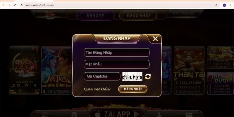 Cách chinh phục dòng thắng ở app Zowin