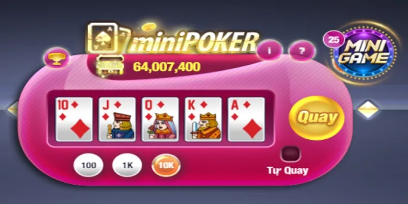 Chơi Mini Poker biết cách quan sát và phân tích đối thủ 
